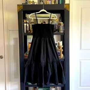 J. Crew Smocked Midi Dress